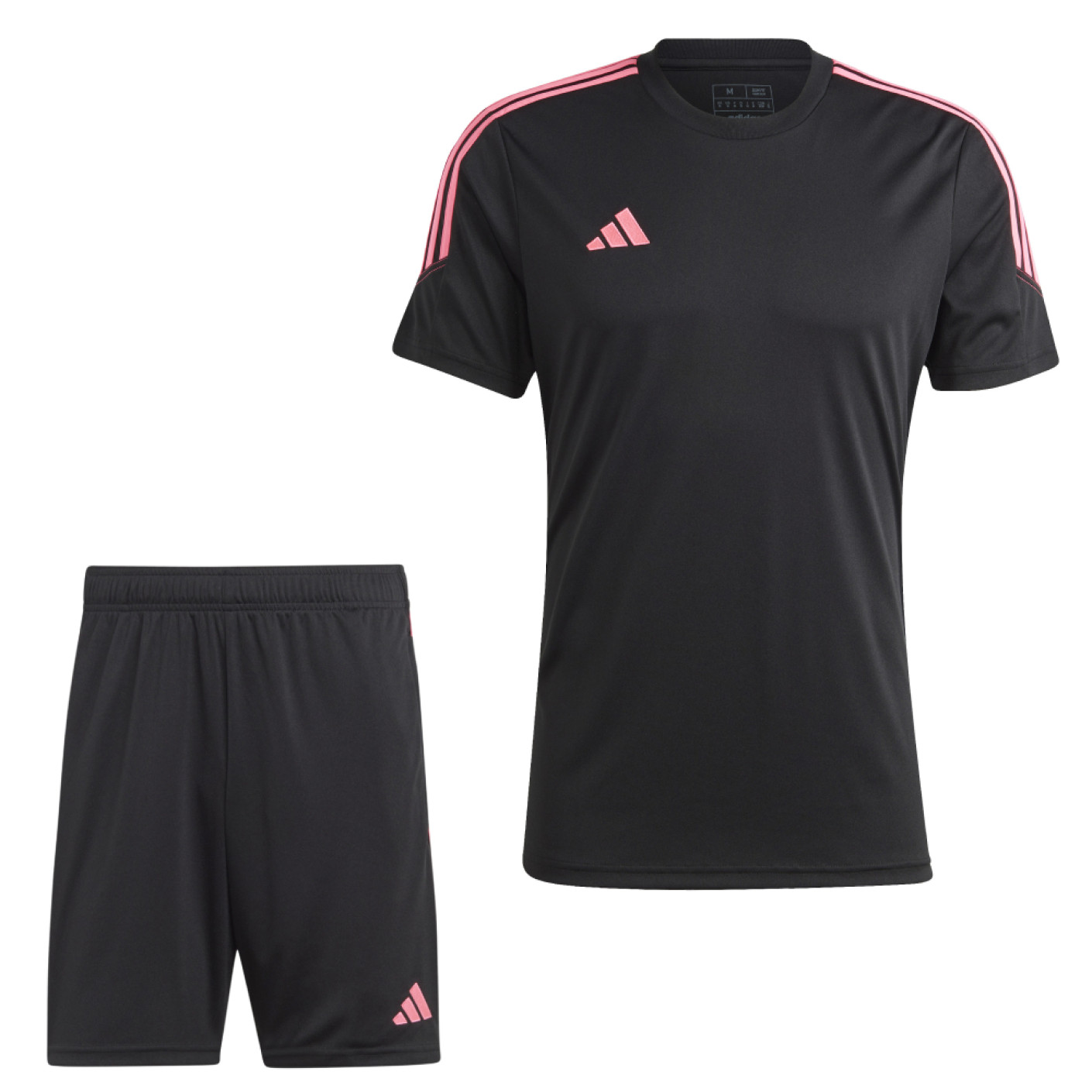 adidas Tiro 23 Club Trainingsset Zwart Roze Voetbalshop.be