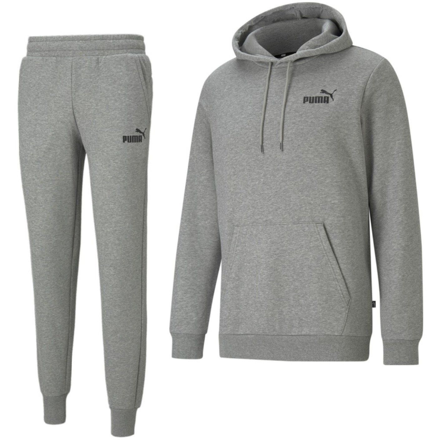 Survêtement PUMA Essentials Small avec logo gris et noir