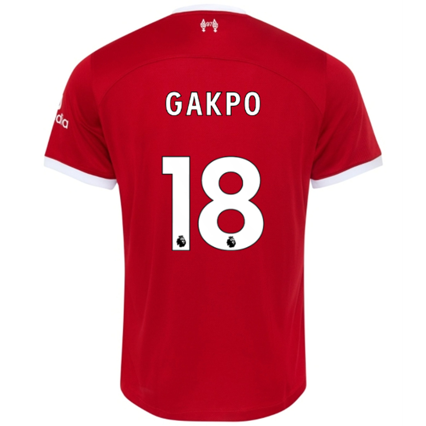 Nike Liverpool Gakpo 18 Maillot Domicile 2023-2024