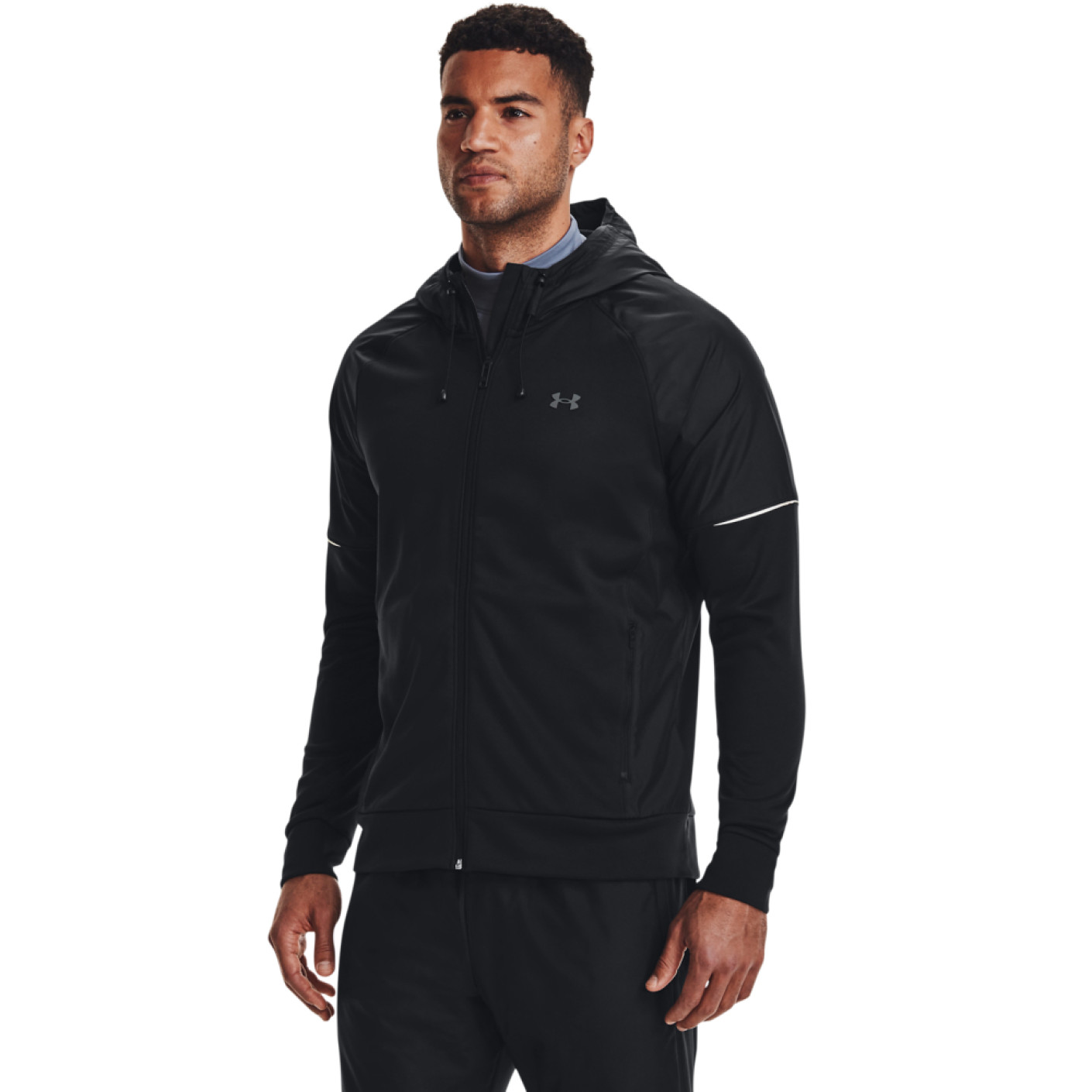 Under Armour Storm Fleece Vest Zwart Donkergrijs Voetbalshop.be