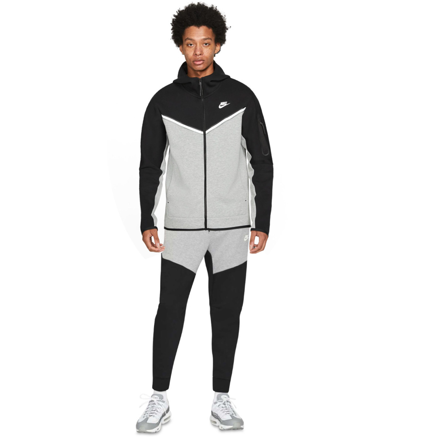 Nike Tech Fleece Survêtement Gris Noir