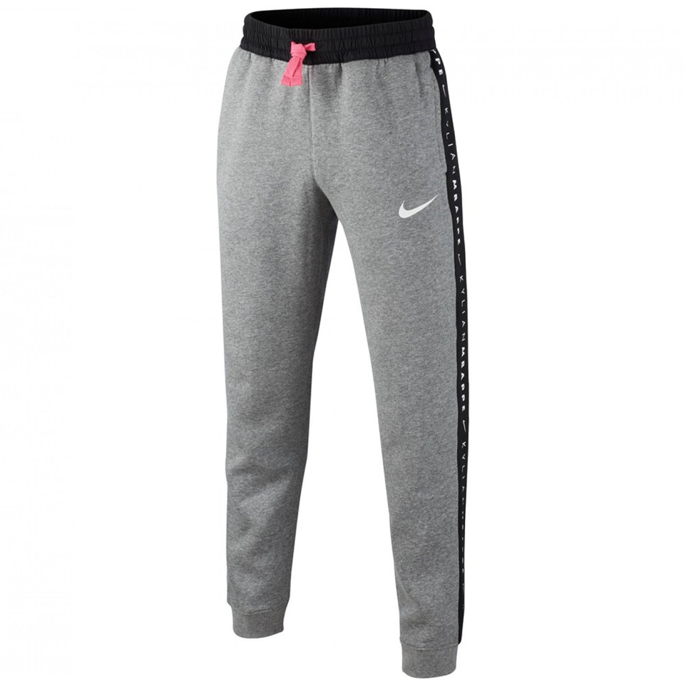 Nike KM HYBRID Fleece Trainingsbroek KPZ Kids Grijs Roze