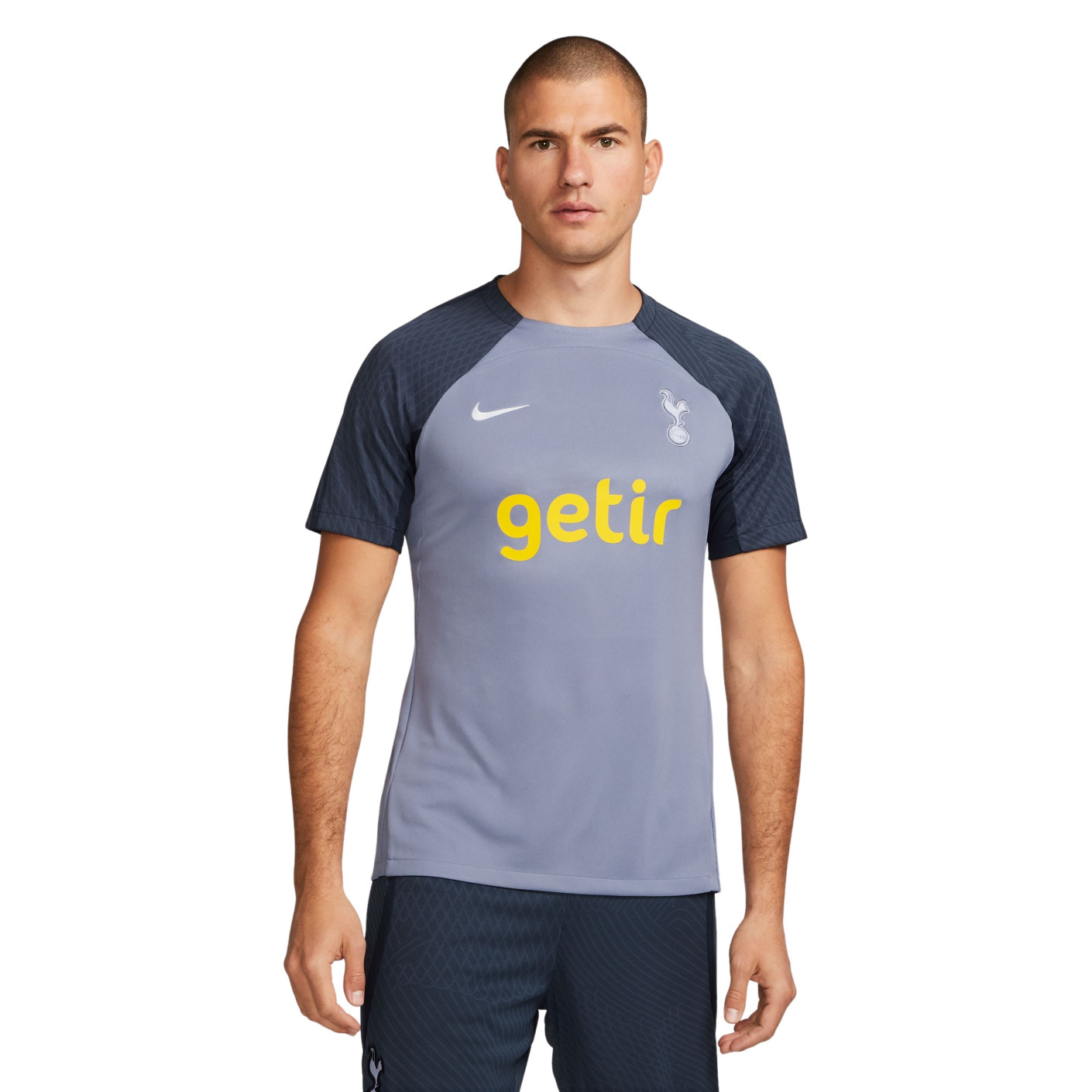 Nike Paris Saint-Germain Strike Maillot d'Entraînement 2023-2024 Blanc Bleu  Foncé 