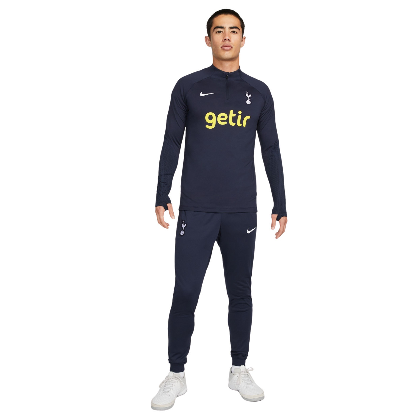 Nike Tottenham Hotspur Strike Trainingspak 1/4-Zip 2023-2024 Donkerblauw Wit