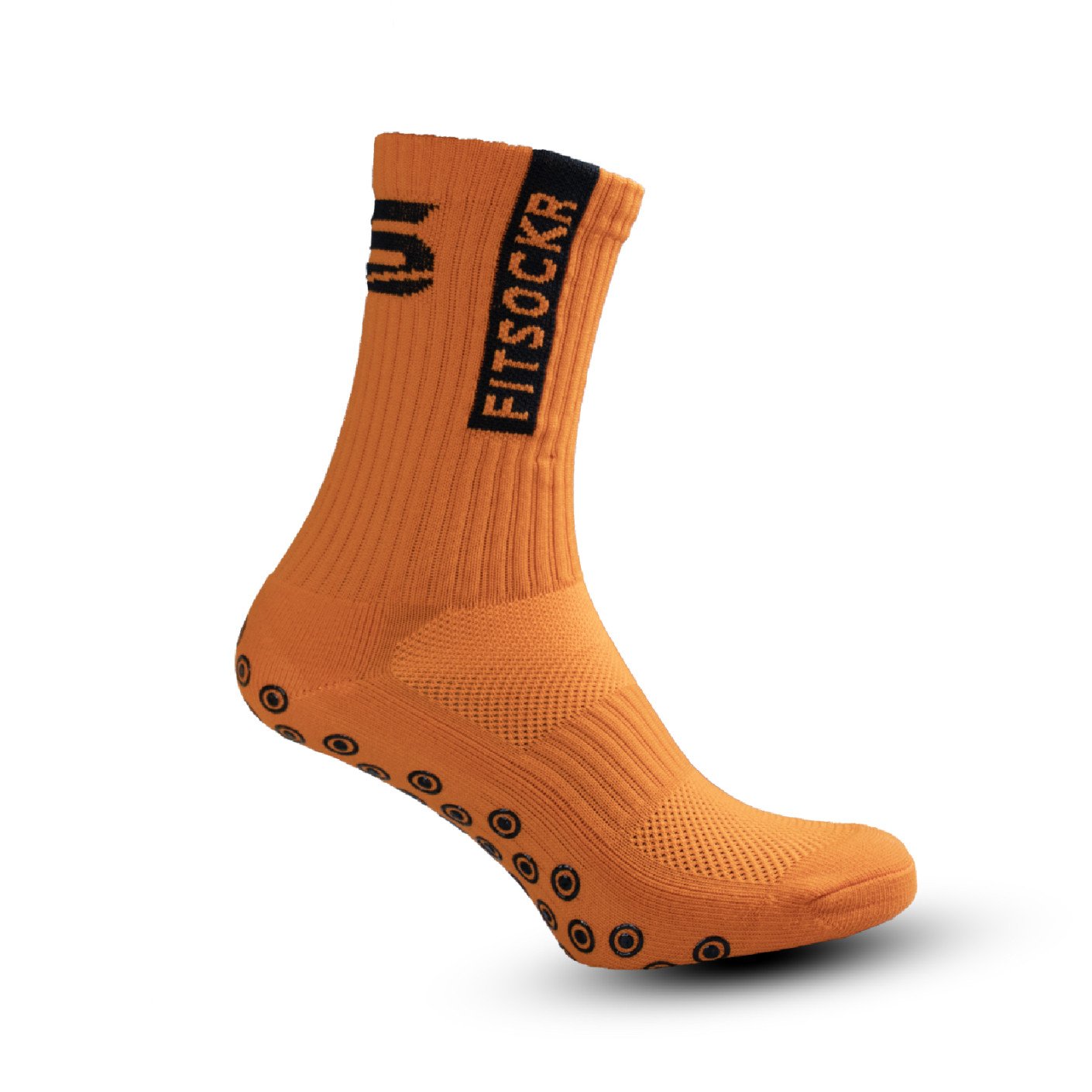 FitSockr Chaussettes Antiderapantes Orange Voetbalshop.be