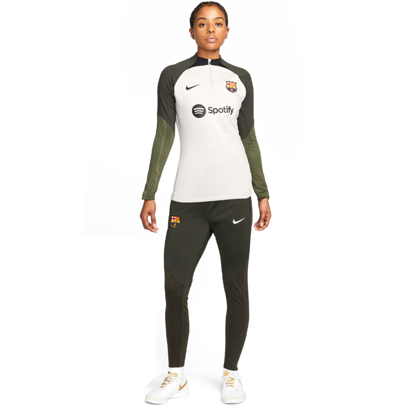 Nike fc barcelona trainingspak dames clearance