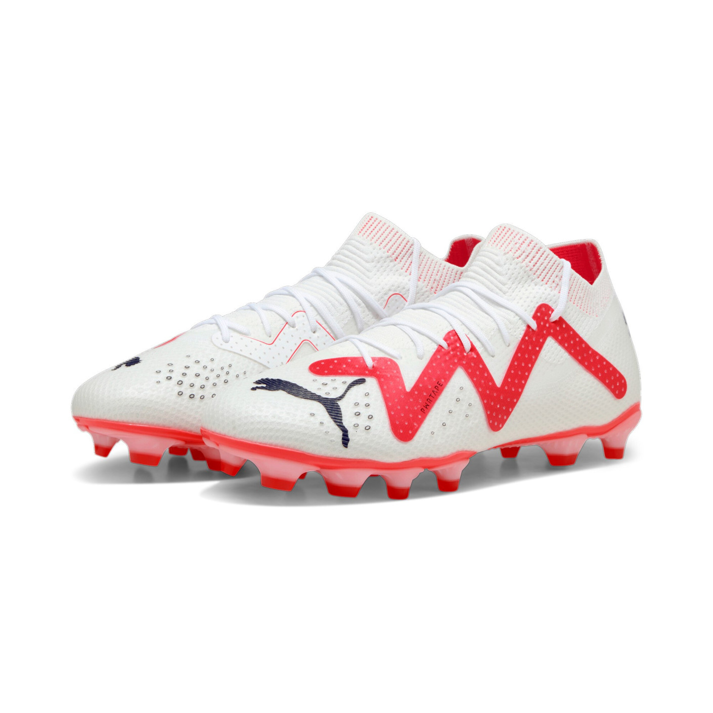 PUMA Future Pro Gras Kunstgras Voetbalschoenen MG Wit Rood