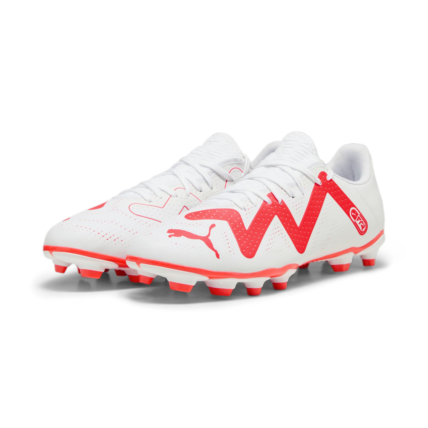 Puma blanche rouge on sale
