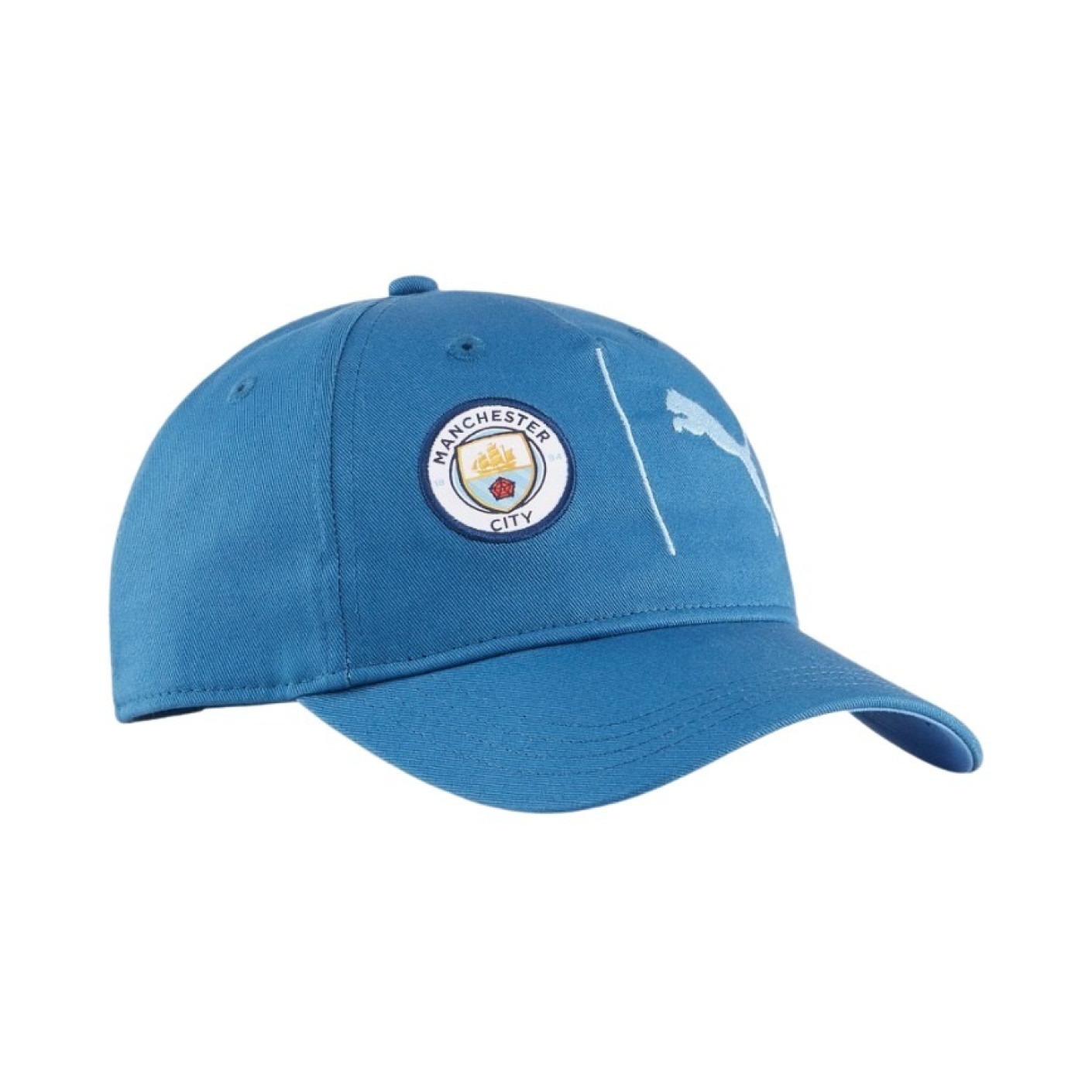 PUMA Manchester City Casquette 2023 2024 Bleu Bleu Clair Blanc