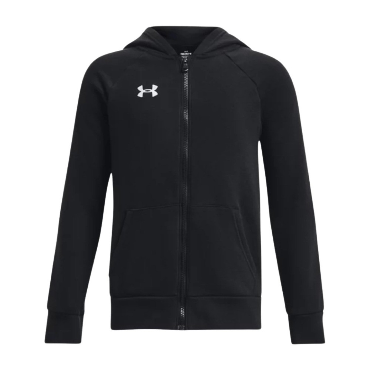 Under Armour Rival Fleece Veste Enfants Noir Blanc