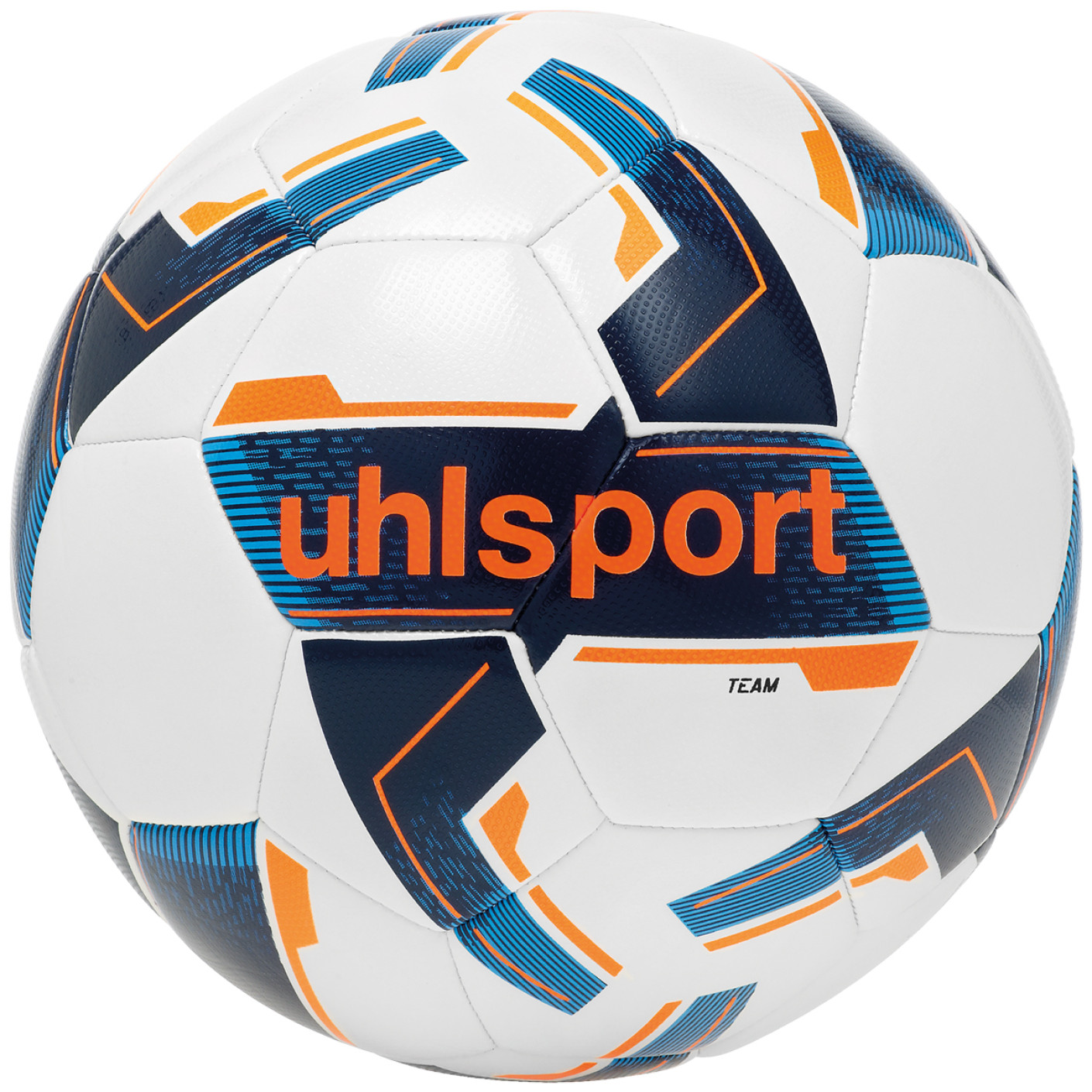 Uhlsport Team Ballon de Foot Taille 5 Blanc Bleu Orange