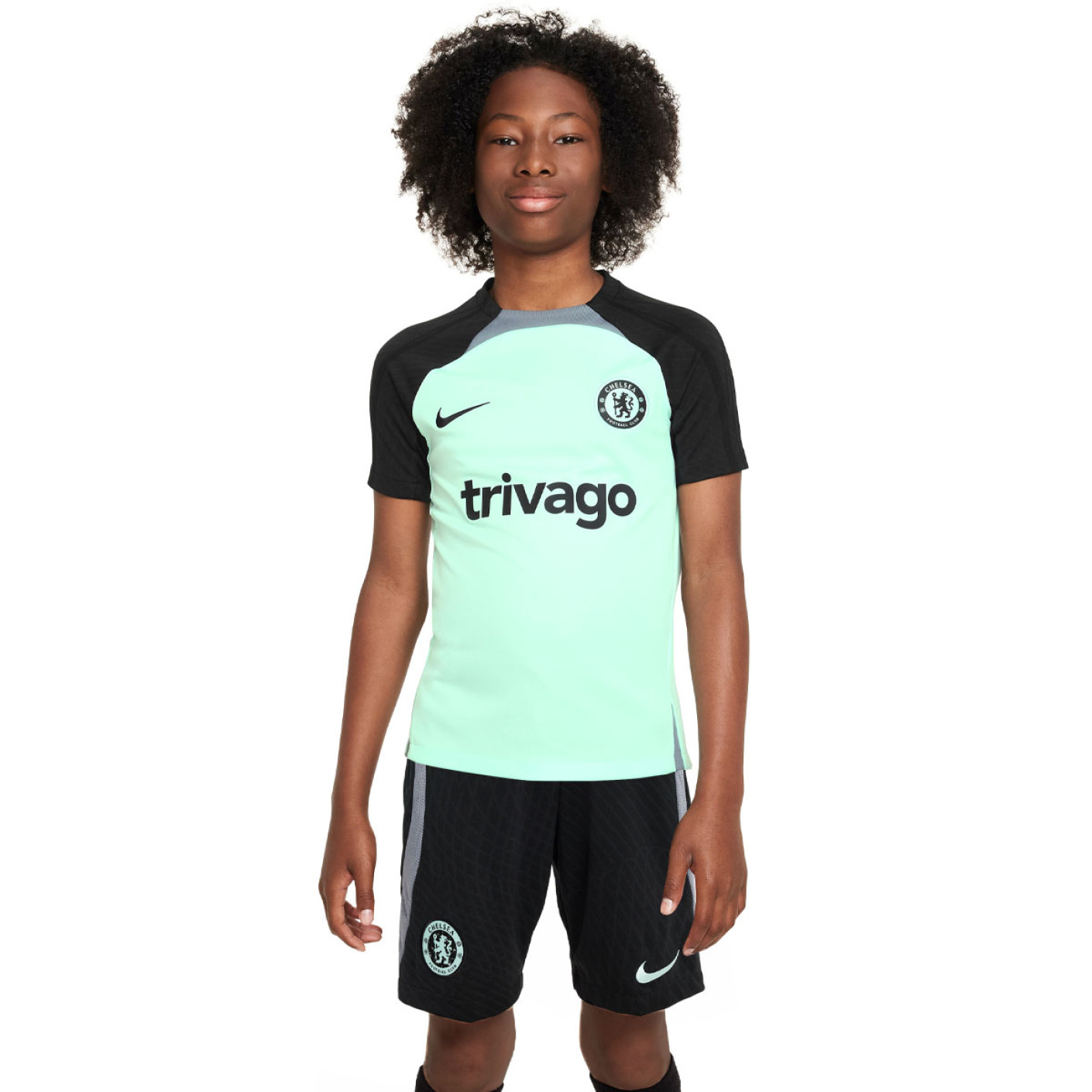 Nike Chelsea Strike Ensemble Training 2023-2024 Enfants Vert Menthe Noir Gris