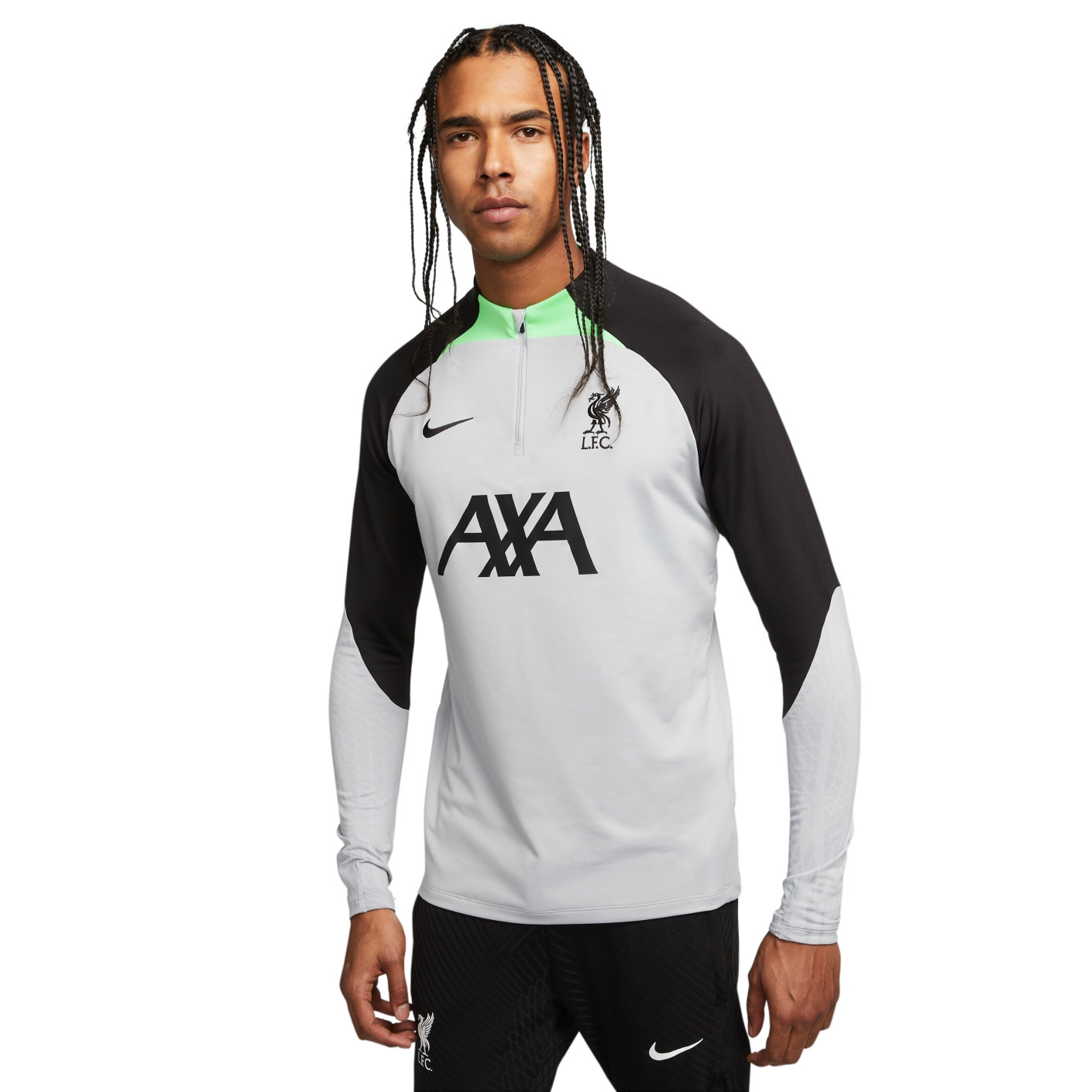 Nike Liverpool Strike Haut d'Entraînement 2023-2024 Gris Noir Vert