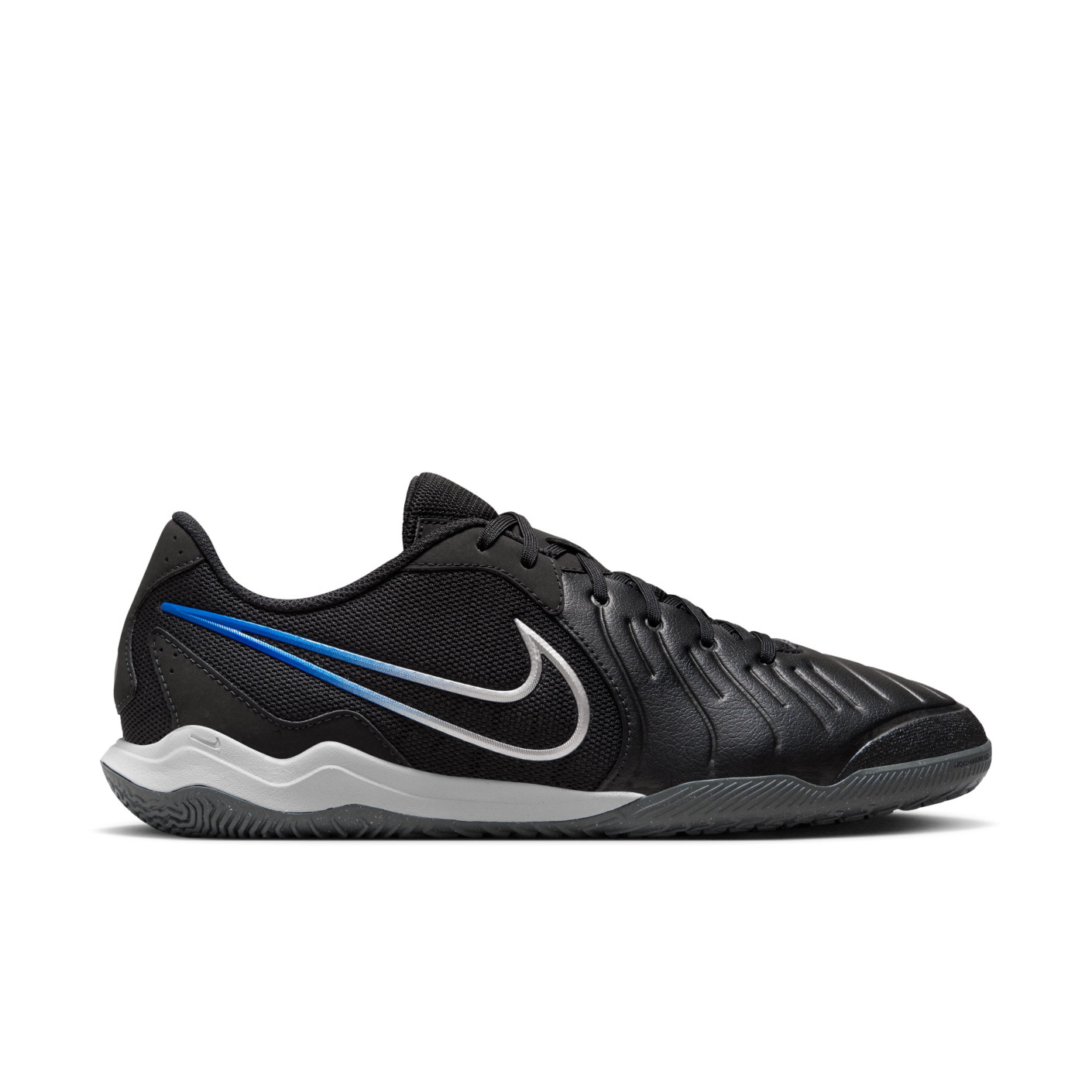 Nike Tiempo Legend 10 Academy Chaussures de Foot en Salle (IN) Noir Bleu