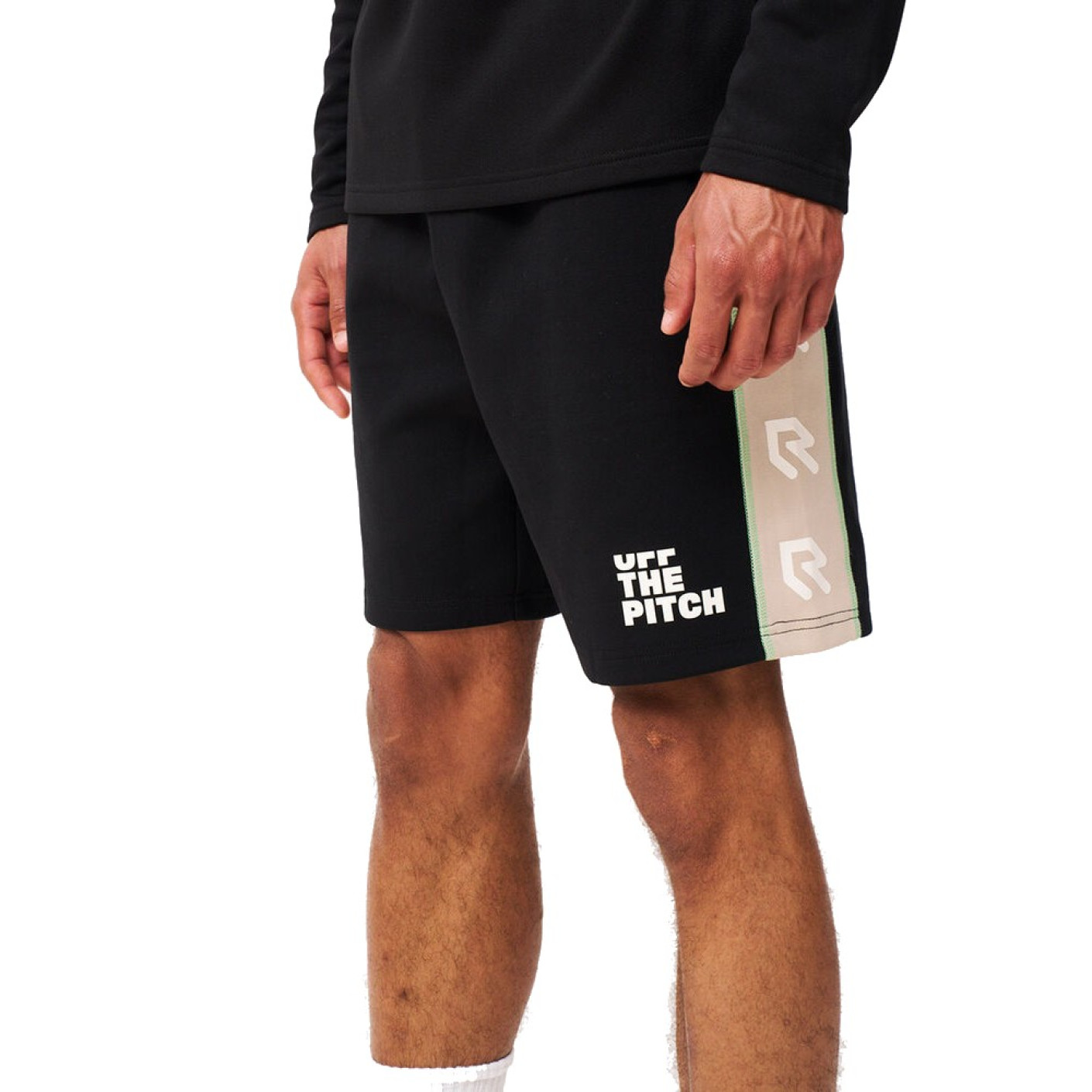 Off The Pitch X Robey Serge Short Noir Beige