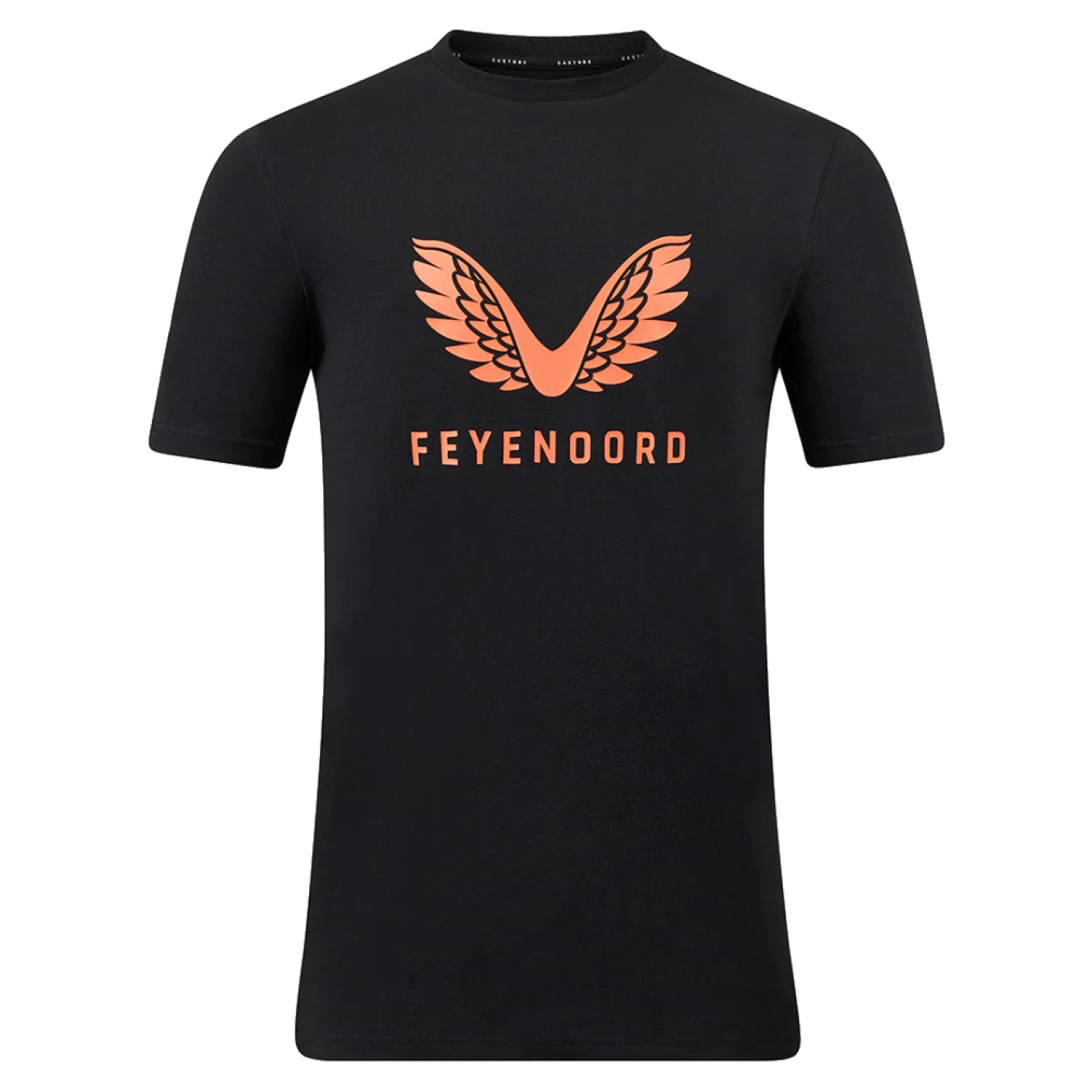 Castore Feyenoord Travel T Shirt 2023 2024 Zwart