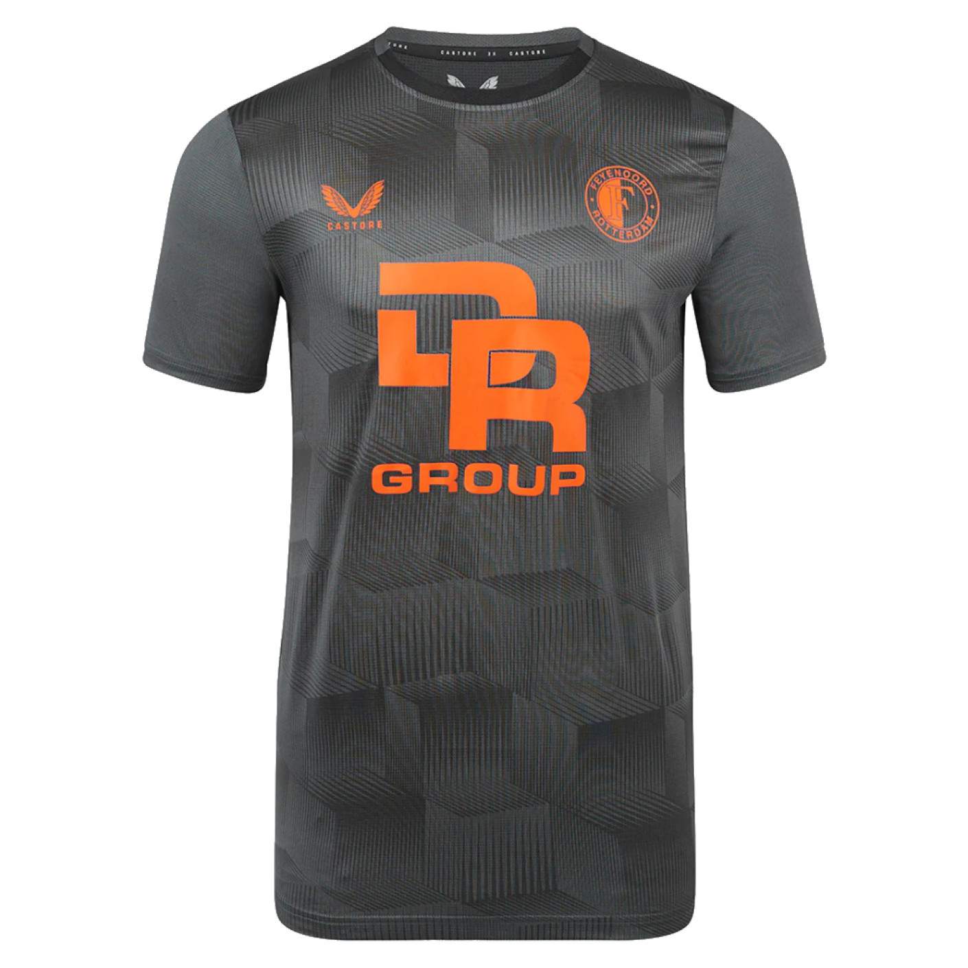 Castore Feyenoord Maillot d'Entraînement 2023-2024 Gris Orange Noir