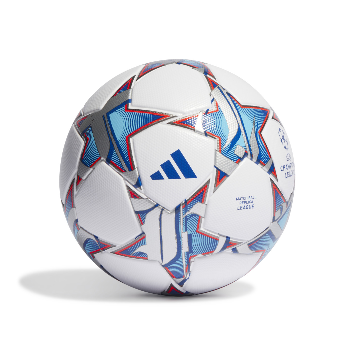 adidas Champions League League Ballon de Foot Taille 5 2023-2024 Blanc  Argent Multicolore 