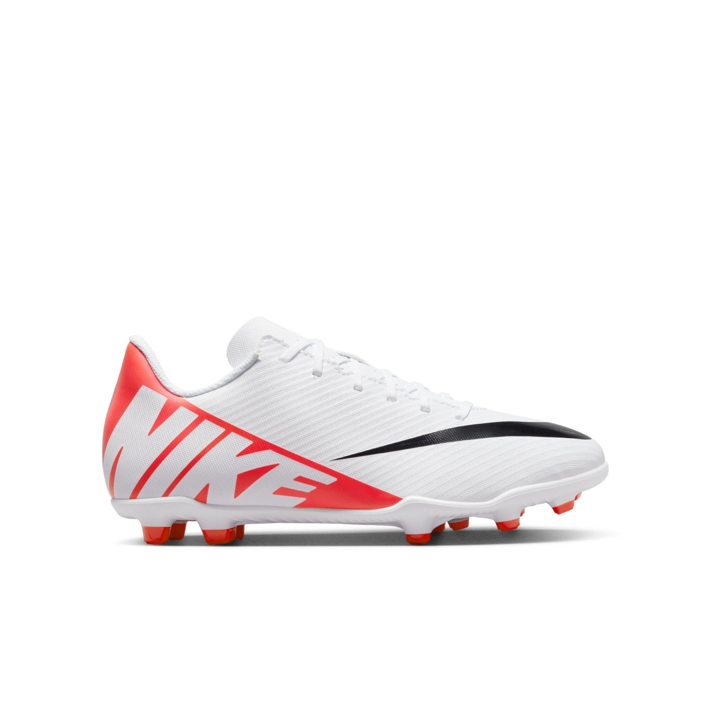 Nike Mercurial Vapor 15 Club Gras / Kunstgras Voetbalschoenen (MG) Kids Wit Felrood Zwart