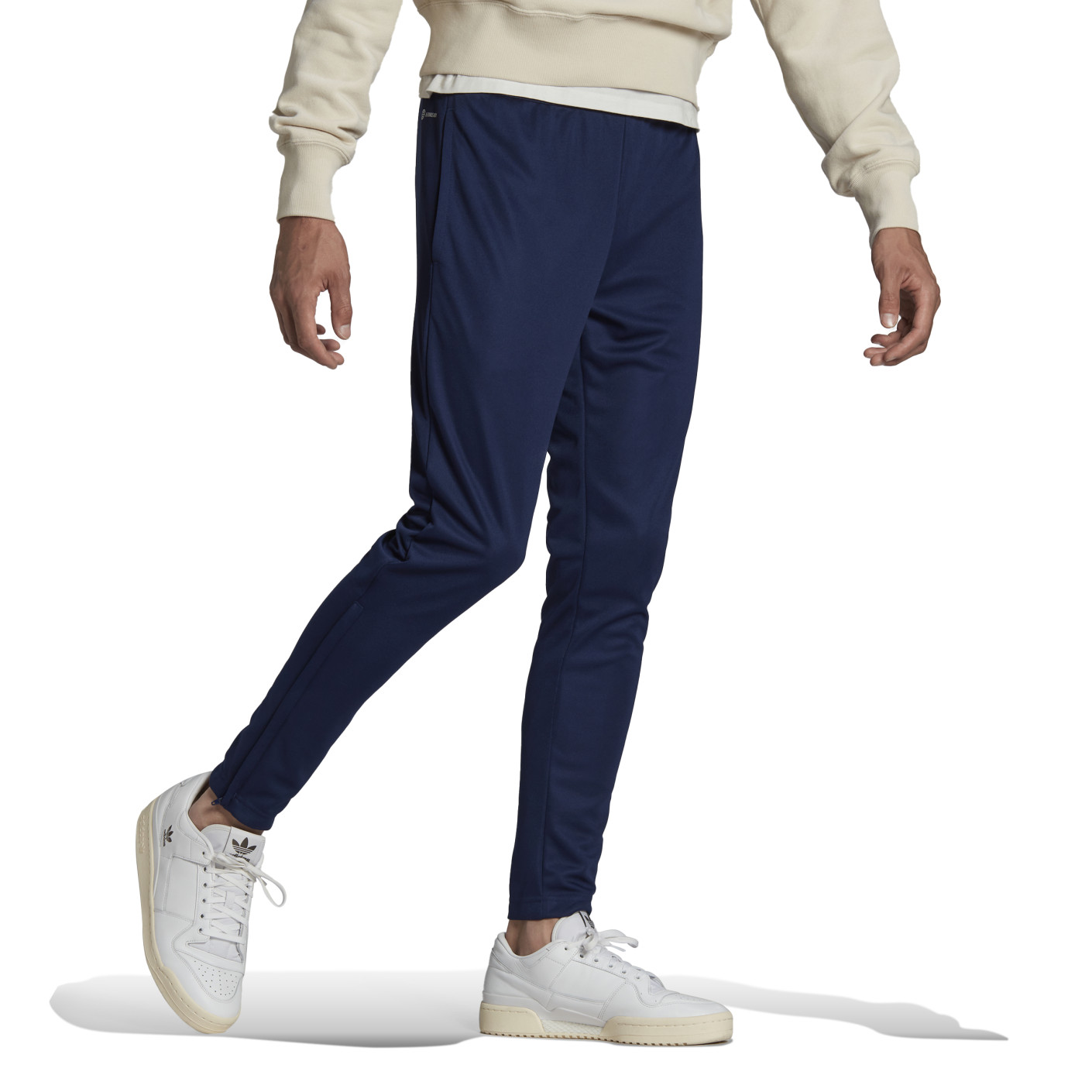 adidas Entrada 22 Pantalon d'Entraînement Bleu Foncé Blanc