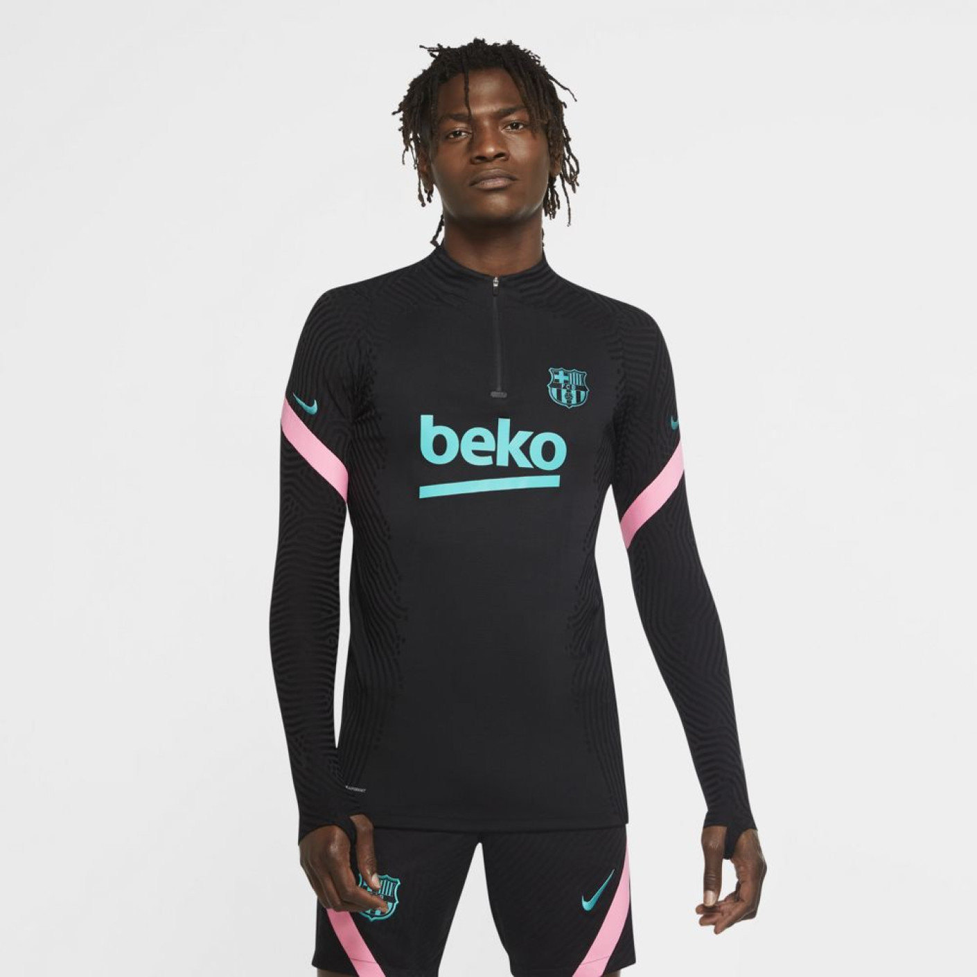 Nike fc barcelona vaporknit strike drill on sale