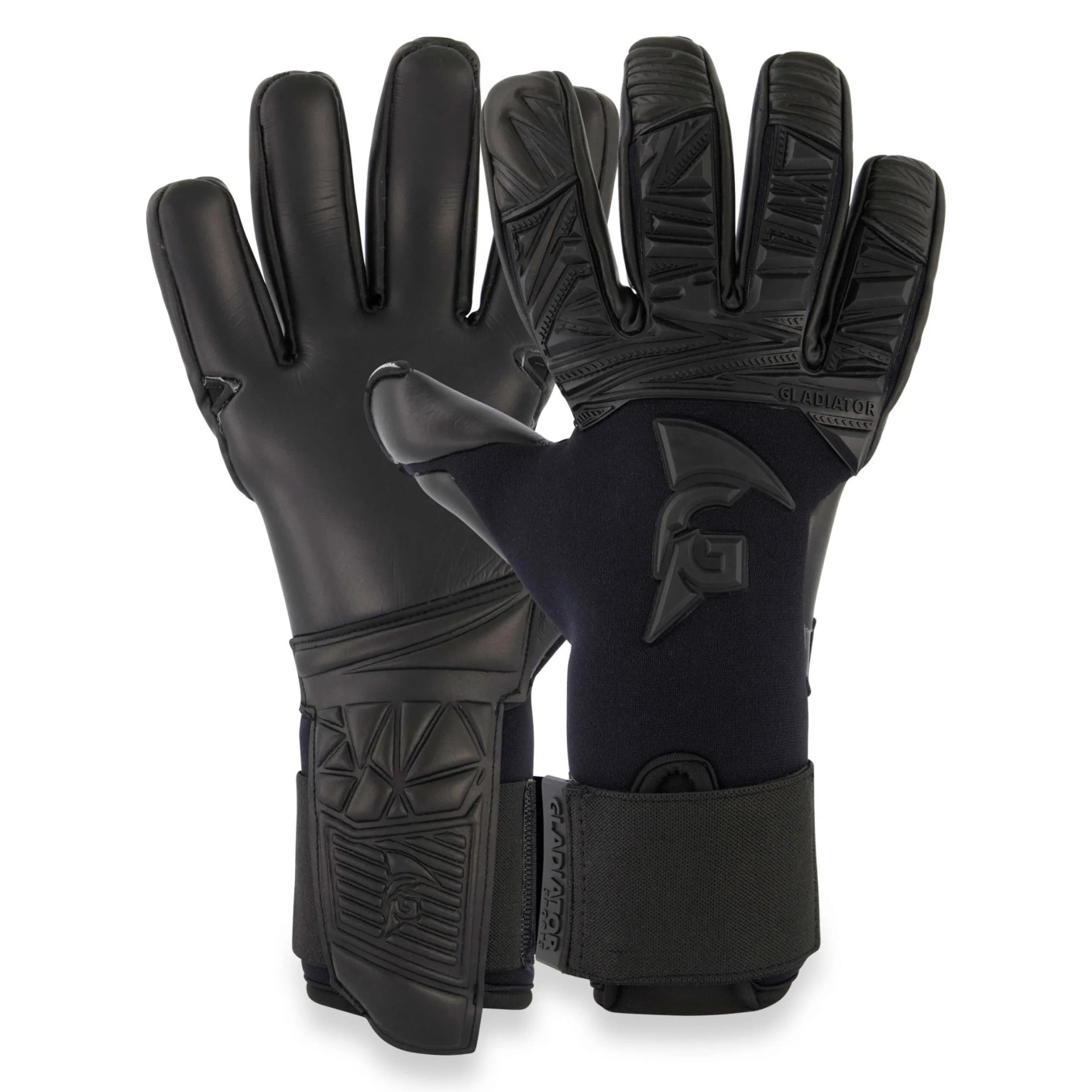 Gladiator Sports Black King Gants de Gardien de But Noir