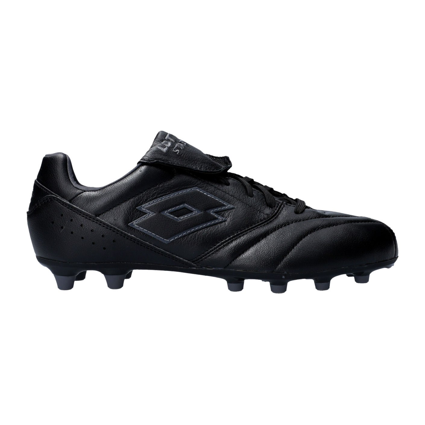 Lotto Stadio 200 III Gazon Naturel Chaussures de Foot (FG) Noir