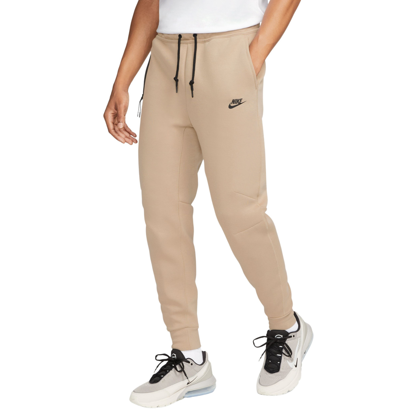 Nike Tech Fleece Sportswear Pantalon de Jogging Beige Noir 