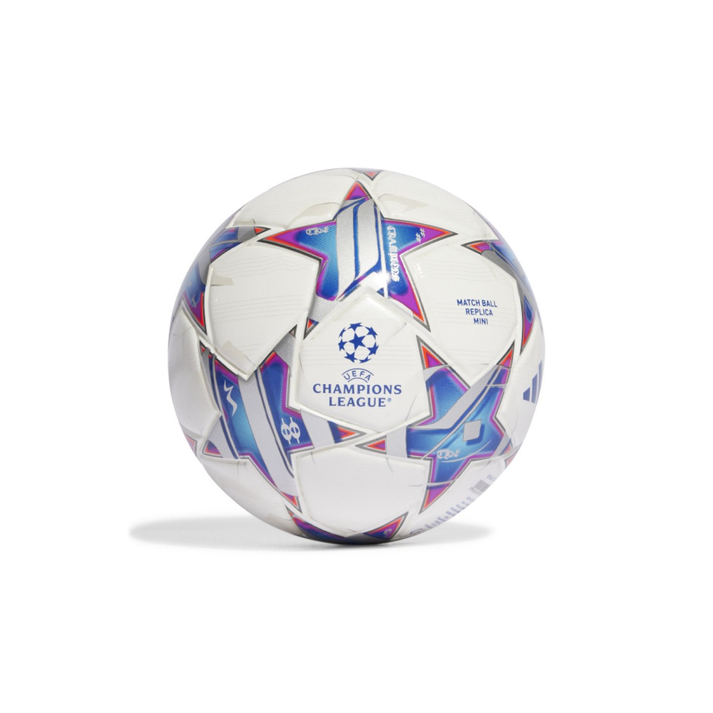 adidas Champions League Mini Ballon de Foot Taille 1 2023-2024 Blanc Argent  Bleu