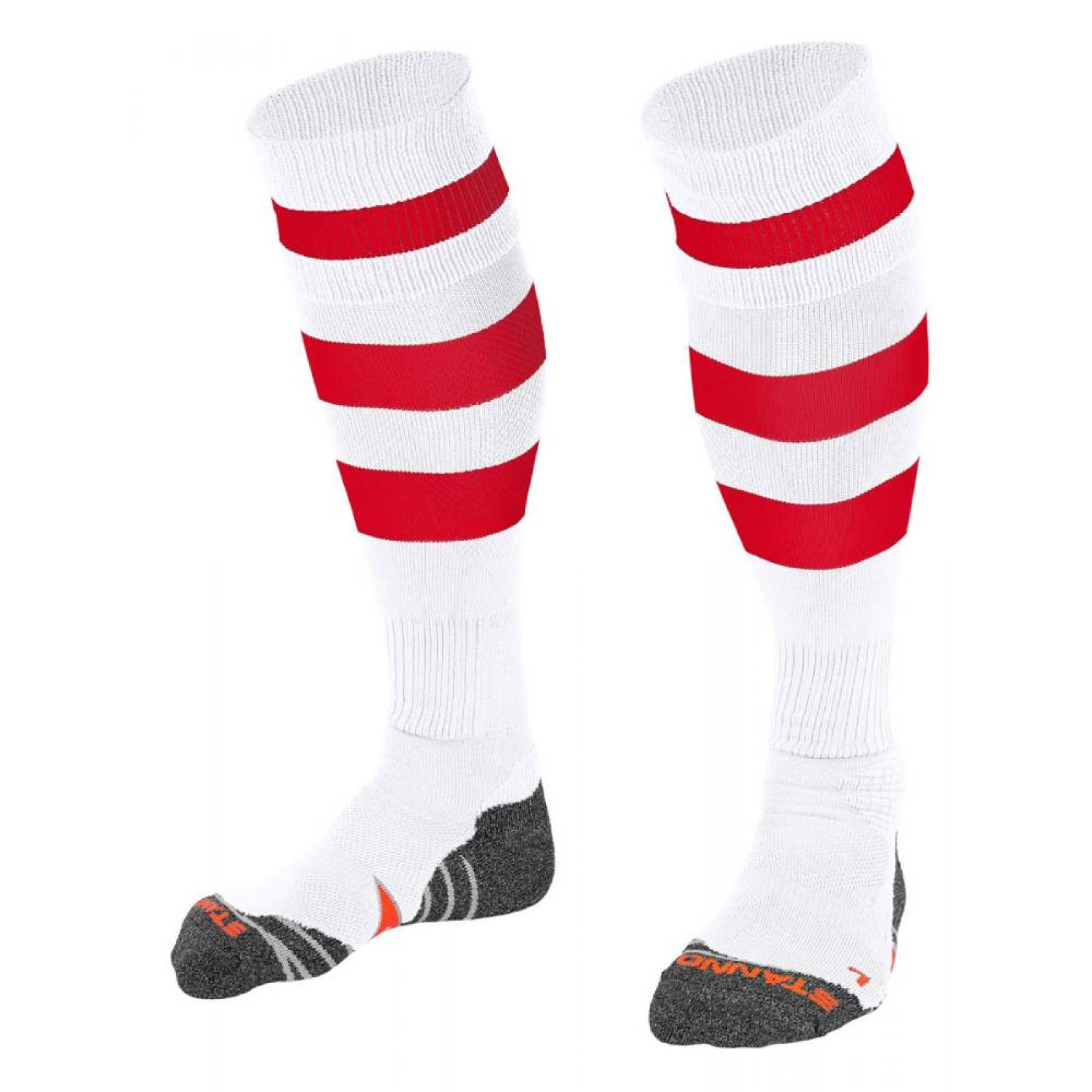 Chaussettes de football Stanno Original blanc-rouge