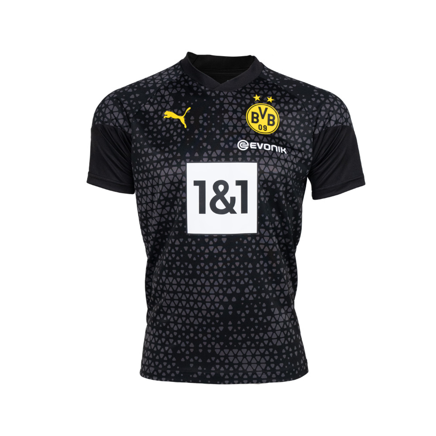 PUMA Borussia Dortmund Trainingsshirt 2023-2024 Kids Zwart Geel