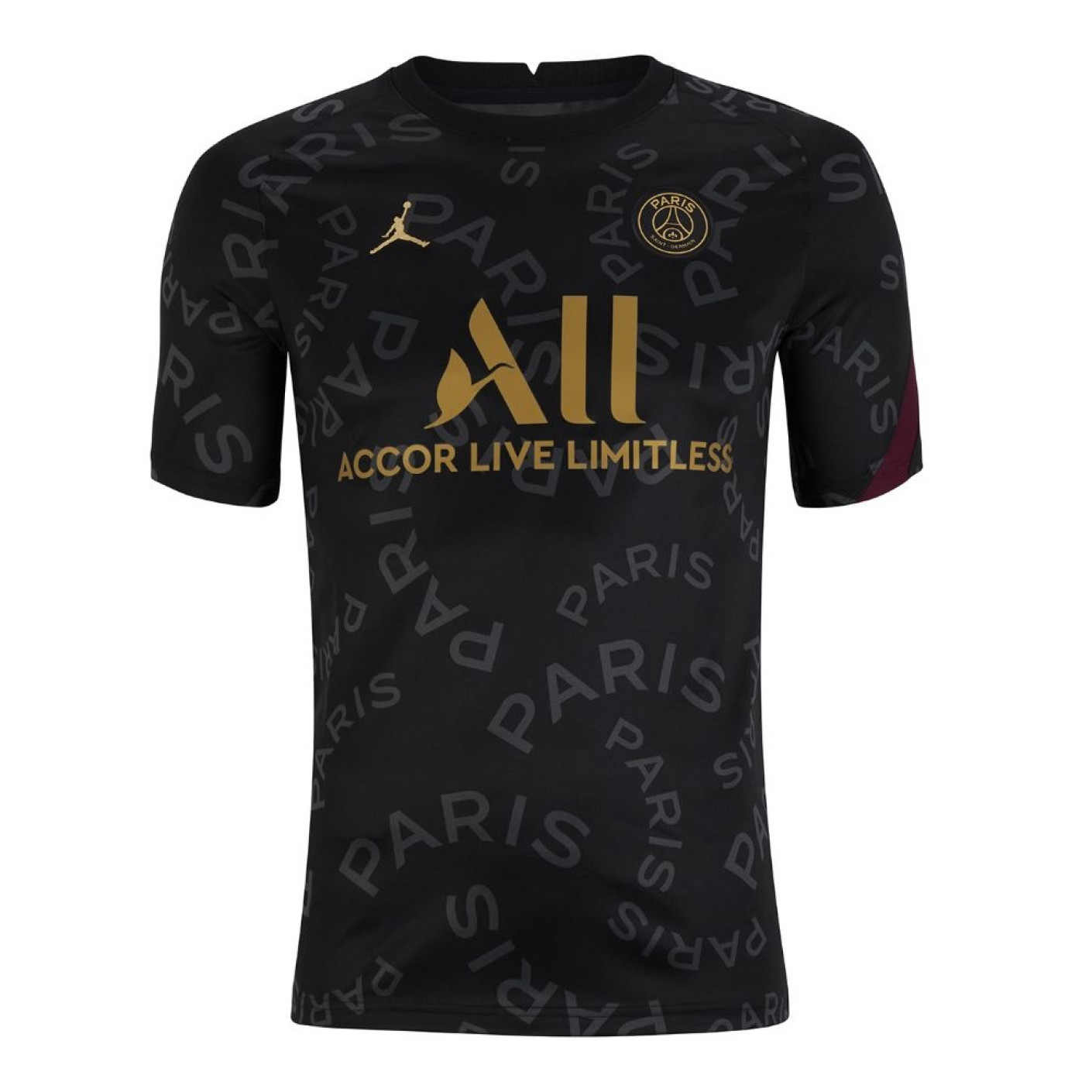 Nike Paris Saint Germain Dry Trainingsshirt Pre Match 2020-2021 Zwart
