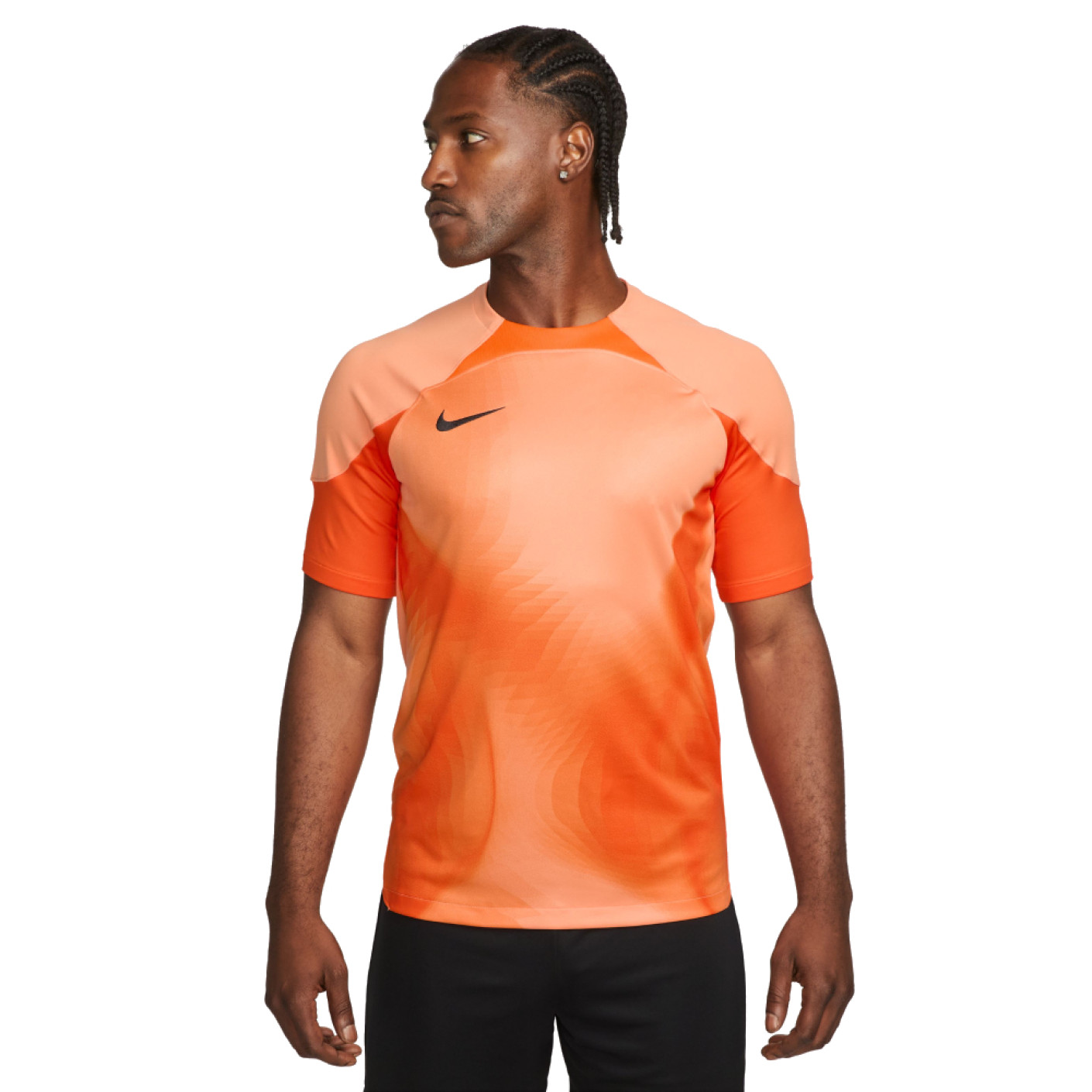 Nike Gardien IV Keepersshirt Korte Mouwen Oranje Zwart