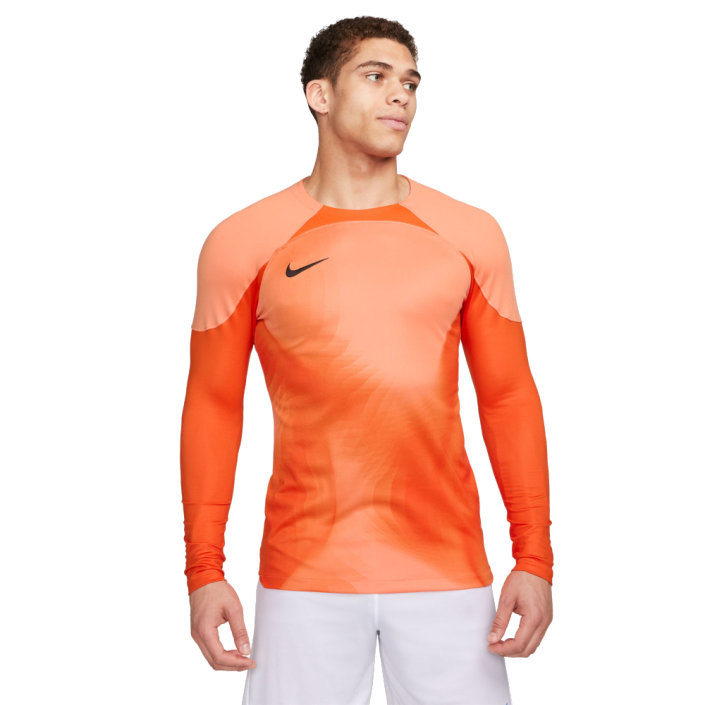 Nike Maillot de gardien de but Gardien IV à manches longues Orange Noir