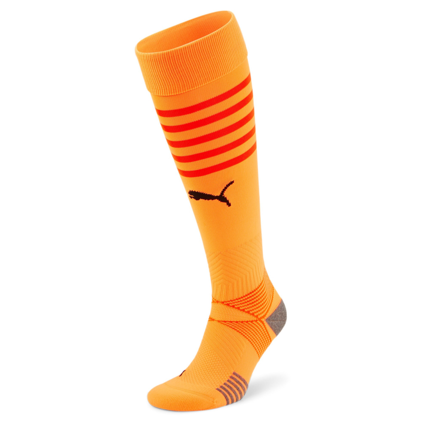 PUMA TeamFINAL Voetbalsokken Oranje Zwart