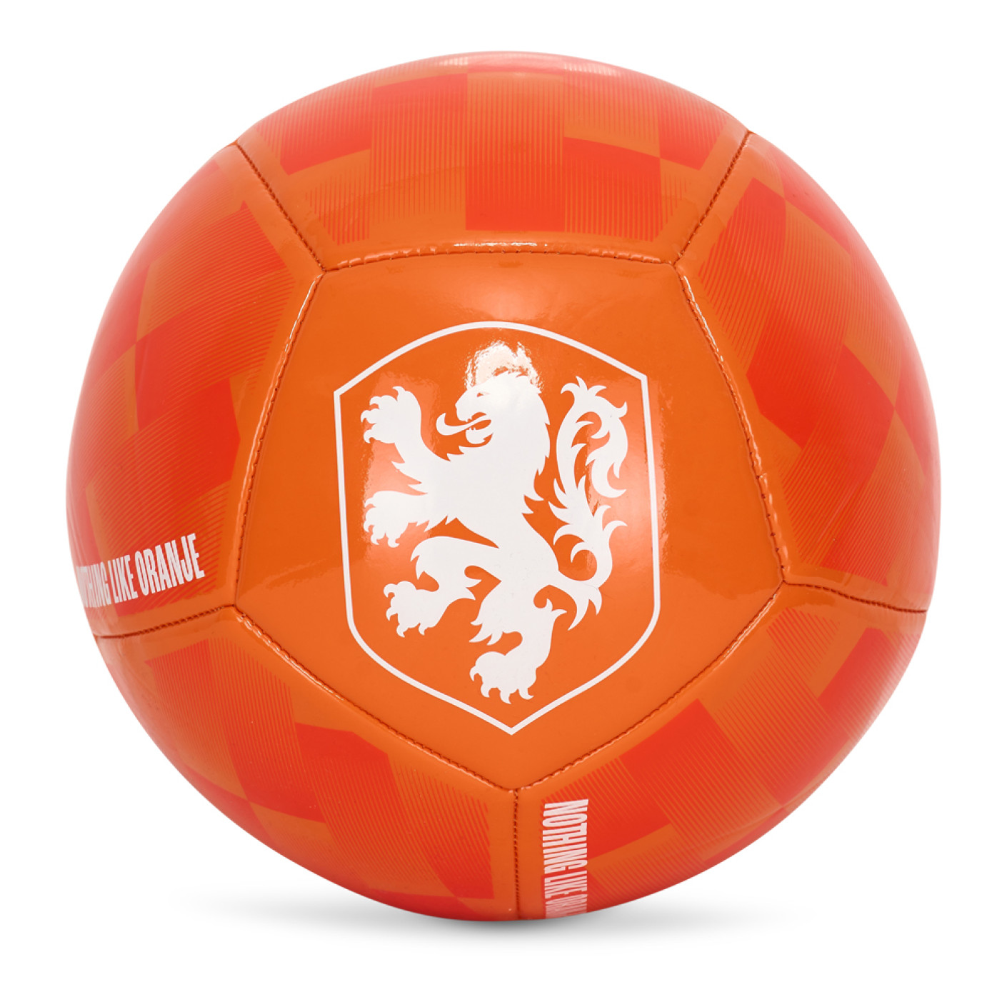 Ballon de football avec logo KNVB, taille 5, orange et blanc
