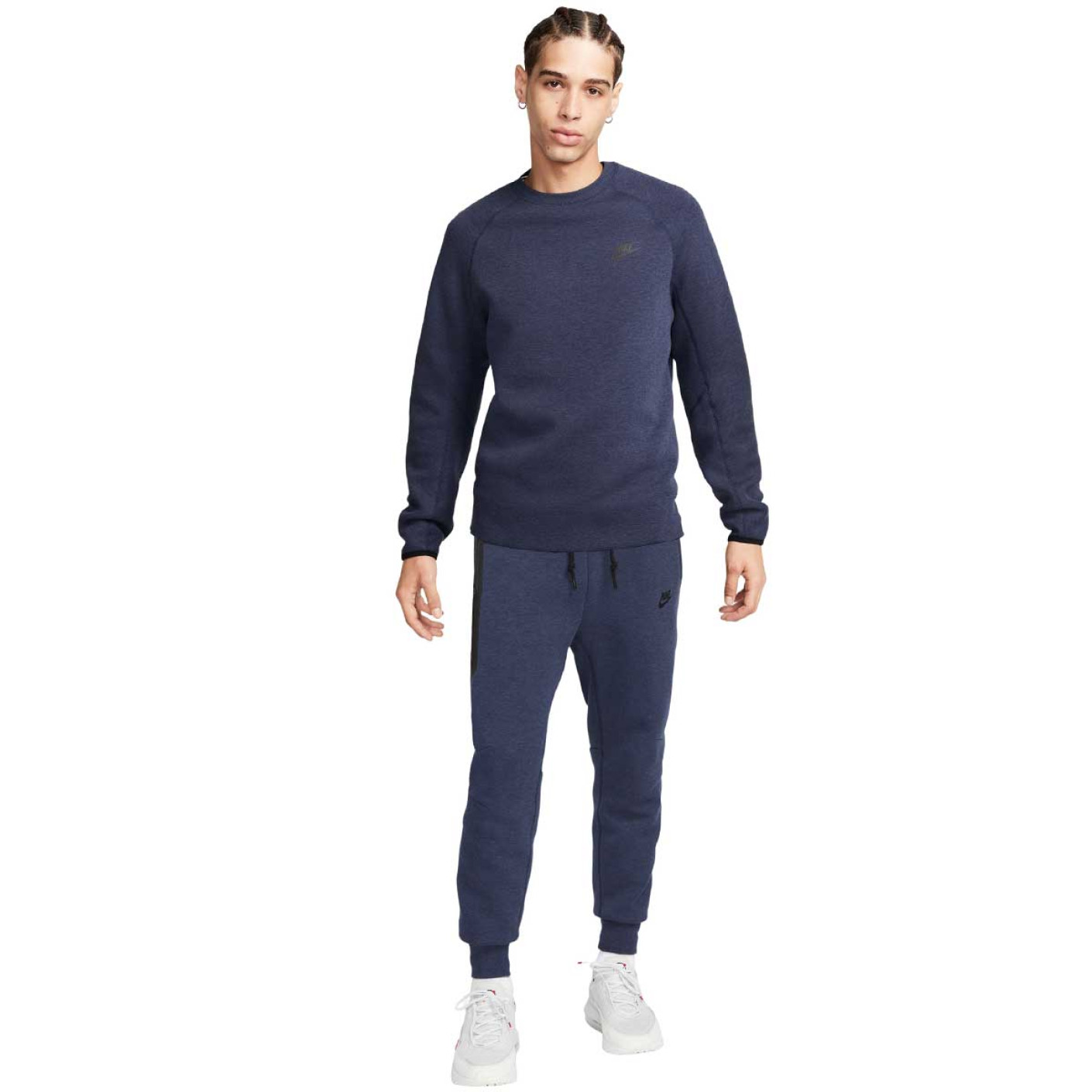 Nike Tech Fleece Survêtement Sweat-Shirt Bleu Foncé Noir 2023