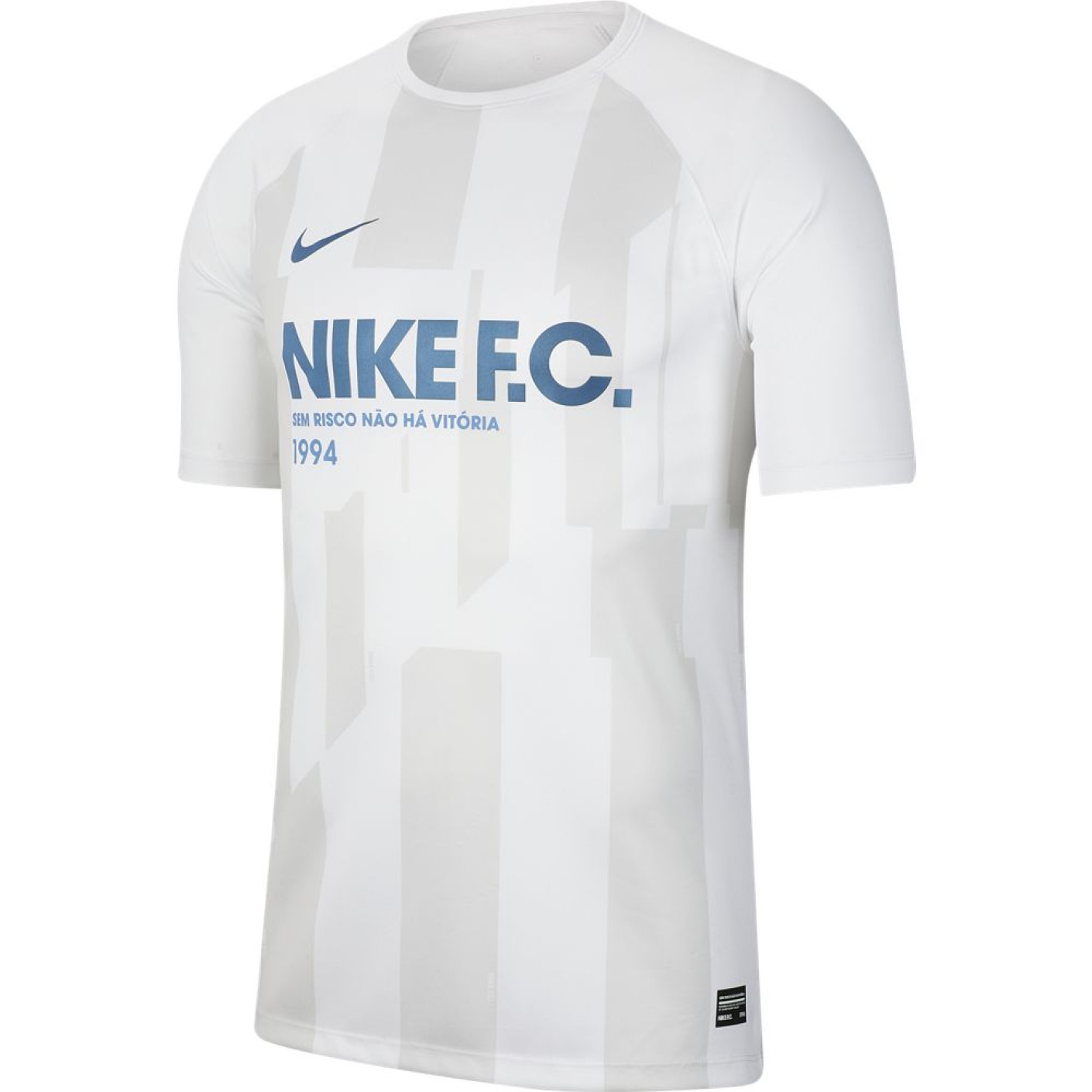 Nike F.C. Voetbalshirt Wit Blauw