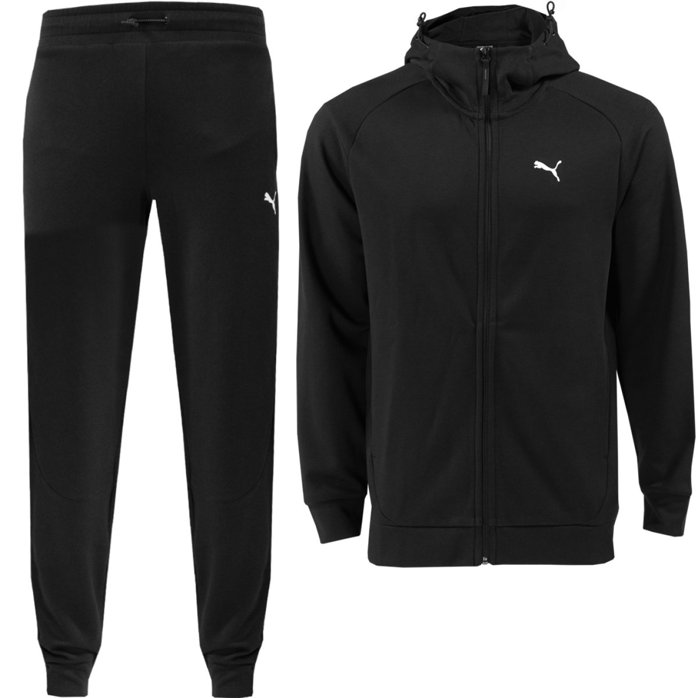 PUMA Rad/Cal Casual Survêtement à Capuche Full-Zip Noir Blanc