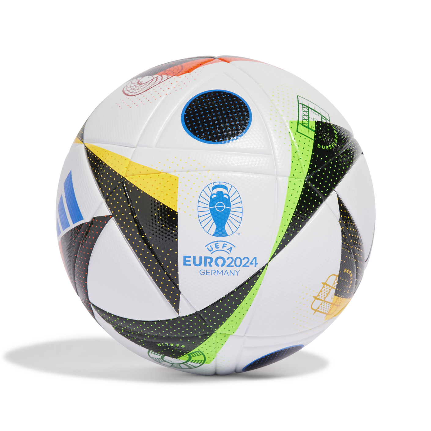 adidas EURO 2024 Fussballliebe Pro Ballon de Foot Taille 5 Blanc