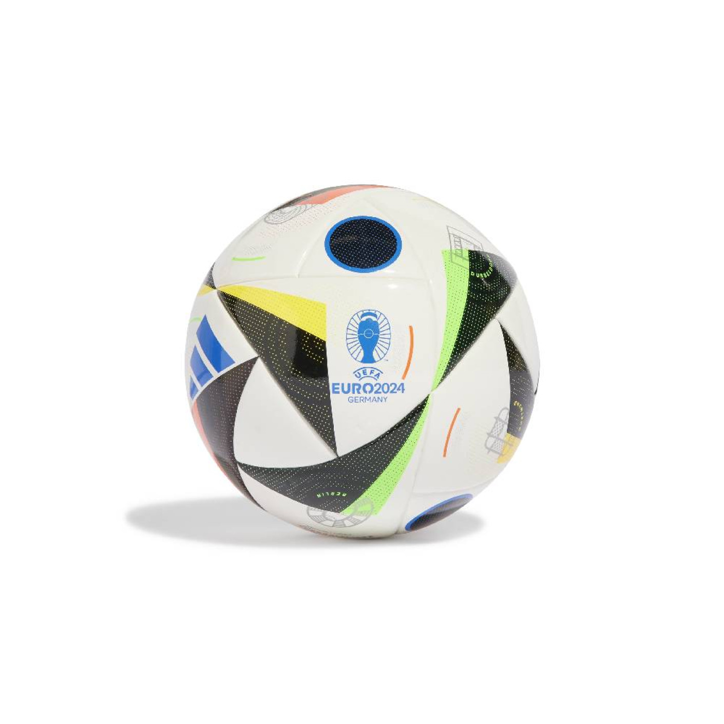 adidas EURO 2024 Fussballliebe Mini Ballon de Foot Taille 1 Blanc Noir  Multicolore 