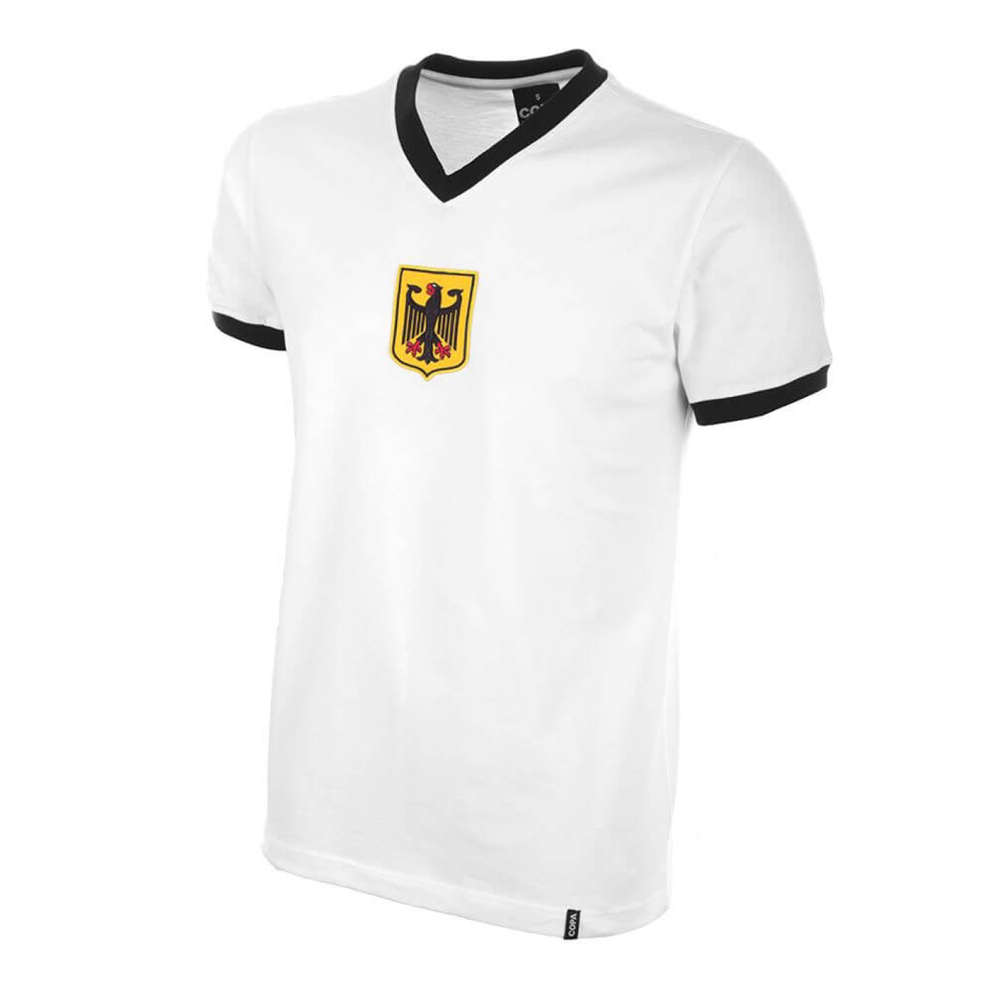 COPA Allemagne Maillot de Football Rétro 1970 Blanc