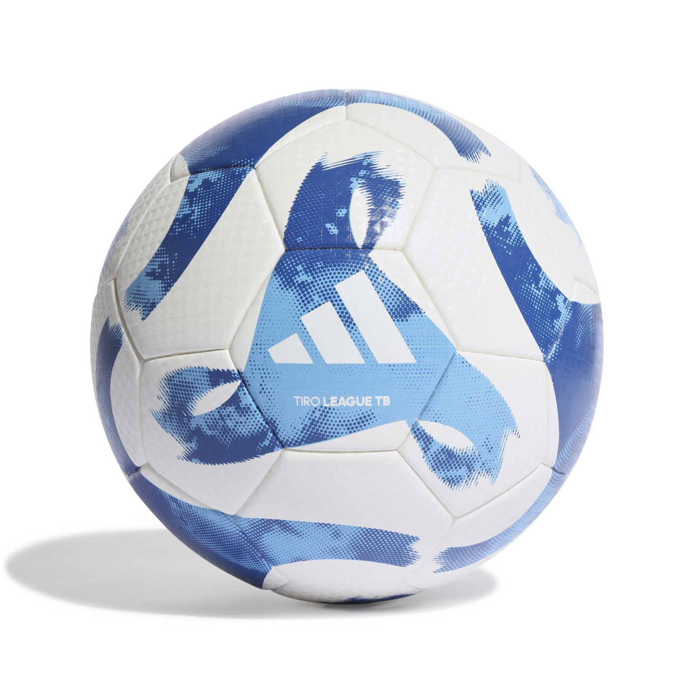 adidas Tiro League Voetbal Wit Blauw Donkerblauw