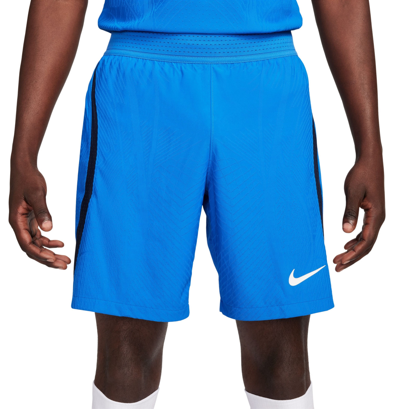 Short de football Nike Dri-FIT Vapor IV bleu foncé blanc