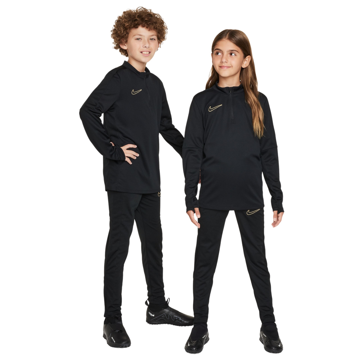 Nike Academy Survêtement 1/4-Zip Enfants Noir Doré