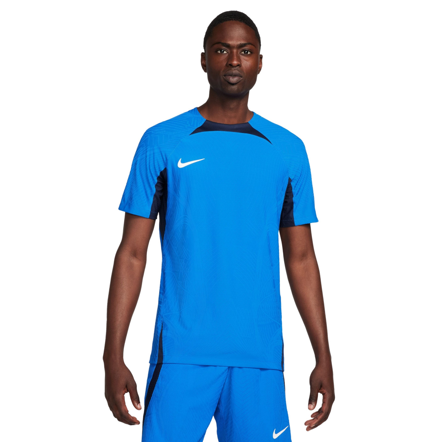 Nike Dri-Fit Vapor IV Trainingsshirt Blauw Donkerblauw Wit