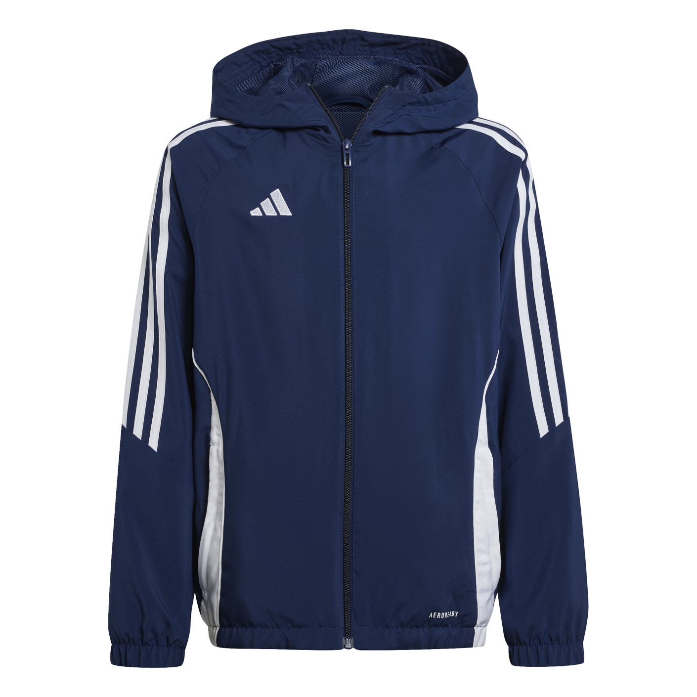 adidas Tiro 24 Coupe-Vent Enfants Bleu Foncé Blanc