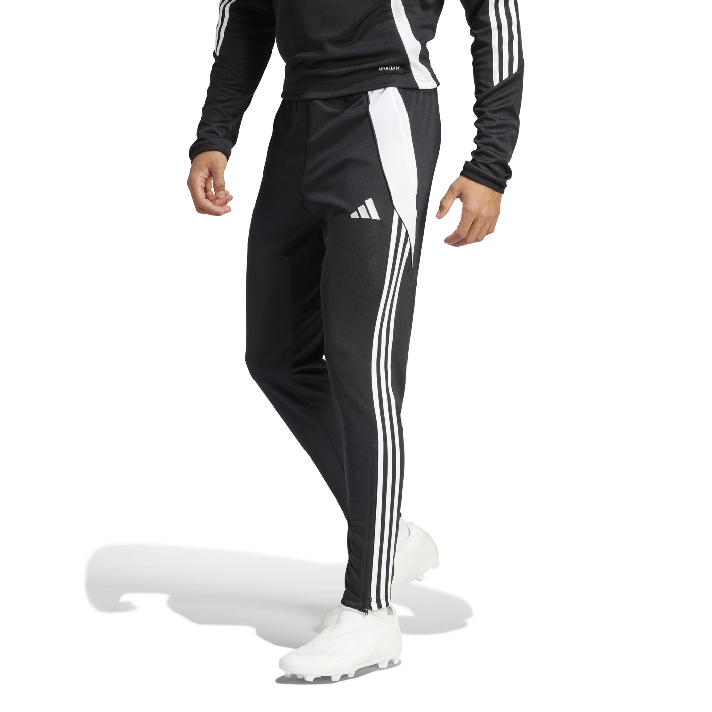 Pantalon d'entraînement adidas Tiro 24 Slim noir et blanc