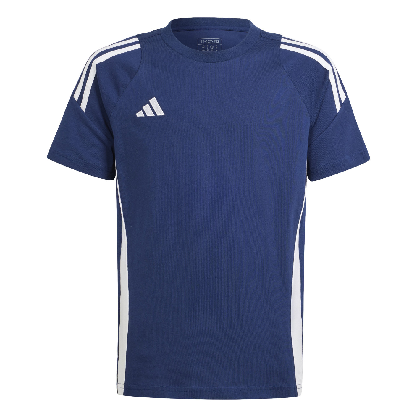 T-shirt adidas Tiro 24 Sweat pour enfant bleu foncé blanc