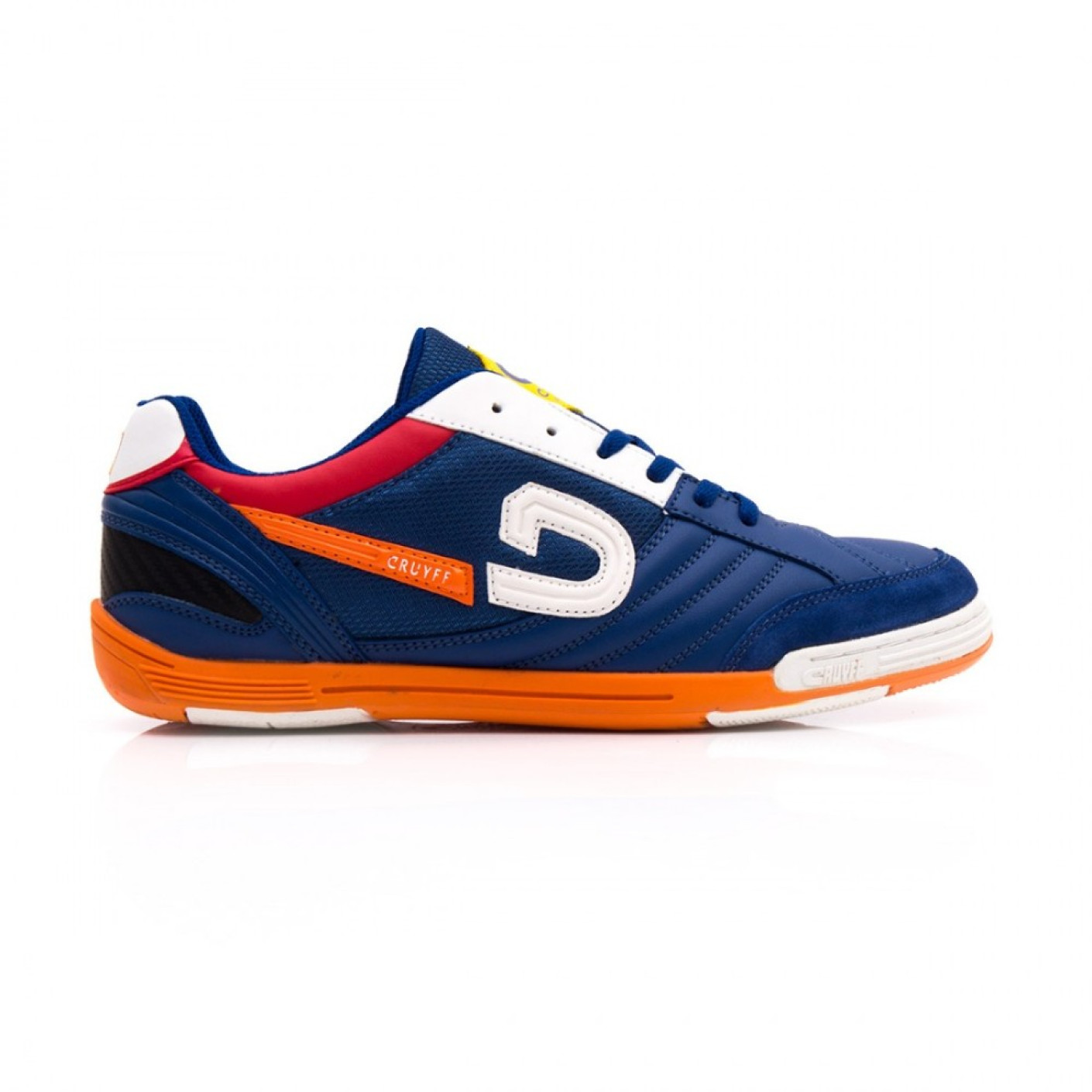 Cruyff Libra Foundation Zaalvoetbalschoenen Donkerblauw Oranje -  Voetbalshop.be